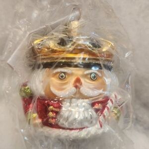 Christopher Radko Nutcracker Jr *NEW* w/tag Glass Ornament Handpainted Handblown